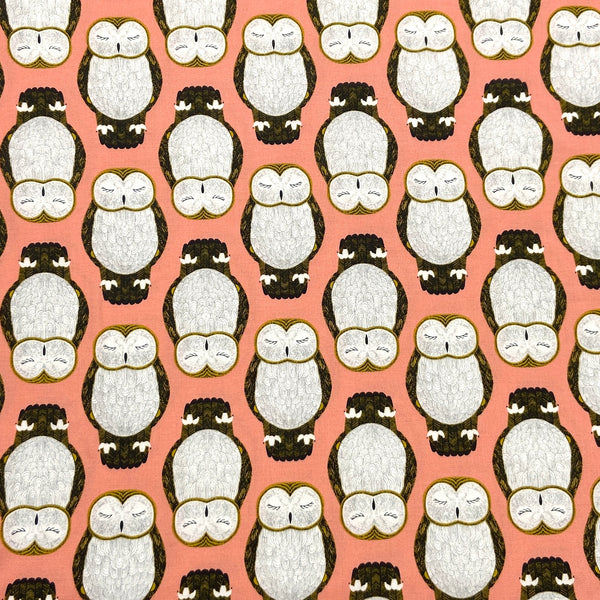 Owls Pink | Nocturnal | Quilting Cotton