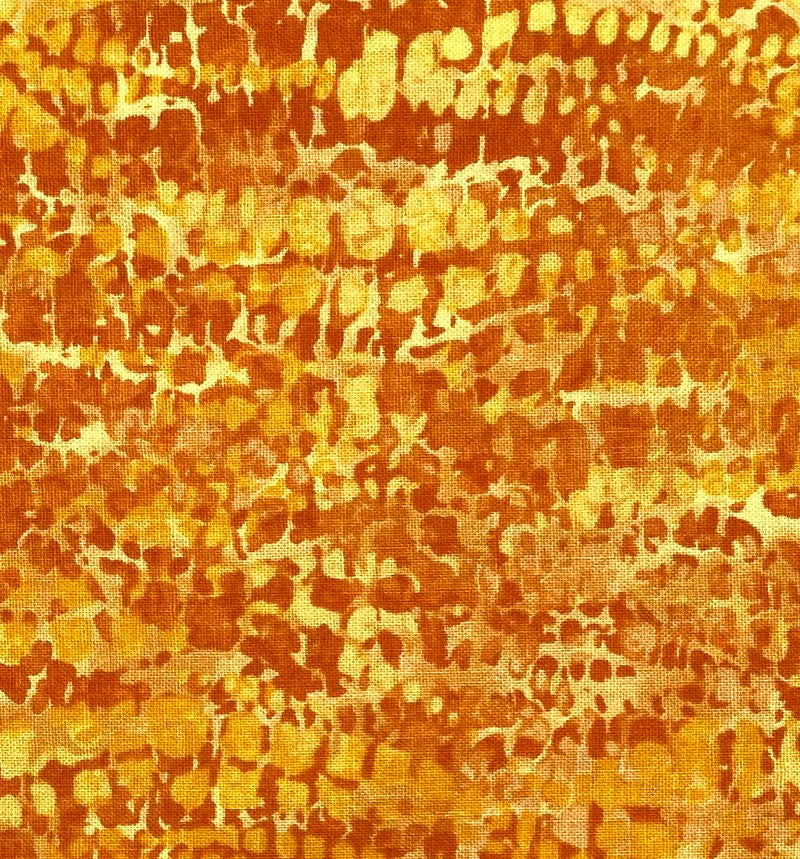 Orange Chameleon | Blank | Quilting Cotton