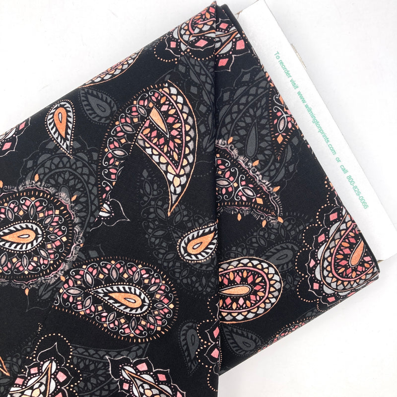 Paisleys Black | Paisley Place | Quilting Cotton