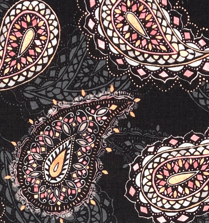 Paisleys Black | Paisley Place | Quilting Cotton