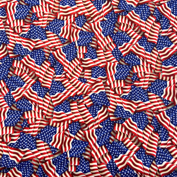 Flag Toss | Stars & Stripes | Quilting Cotton