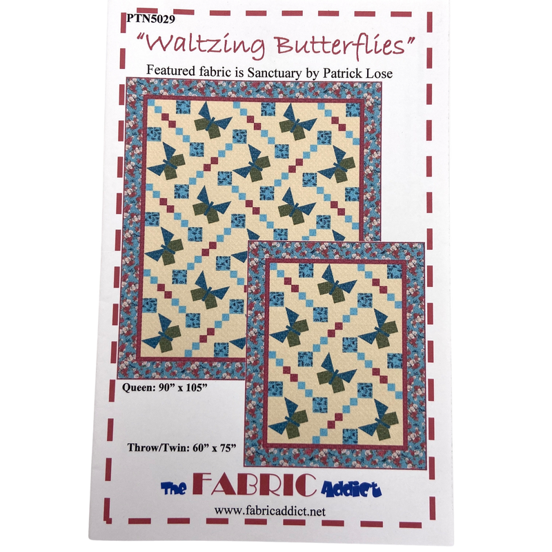 Waltzing Butterflies | The Fabric Addict | Quilt Pattern