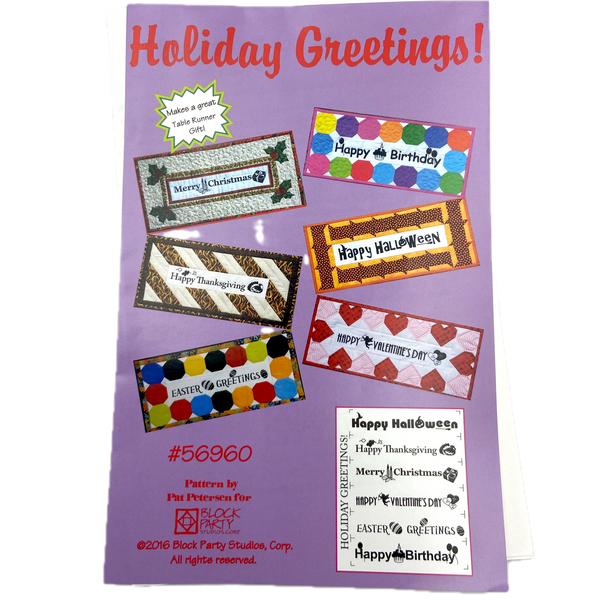 Holiday Greetings | Block Party Studios | Quilt Pattern