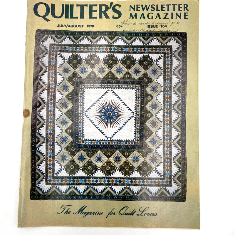 Quilter's Newsletter Magazine | Back Issues 100-199 | Choose Your Favorite