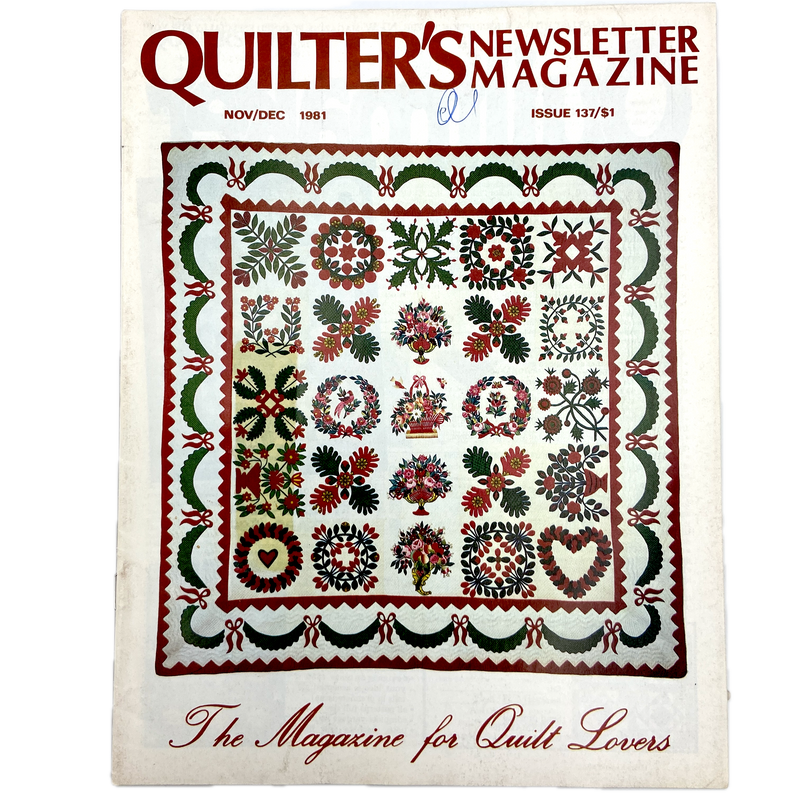 Quilter's Newsletter Magazine | Back Issues 100-199 | Choose Your Favorite