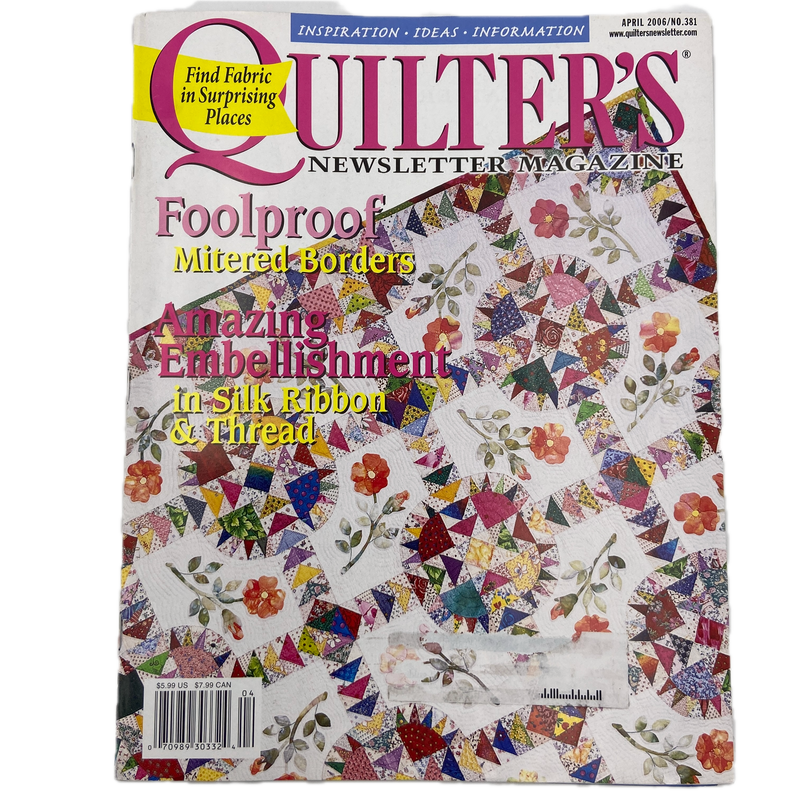 Quilter's Newsletter Magazine | Back Issues 300-399 | Choose Your Favorite