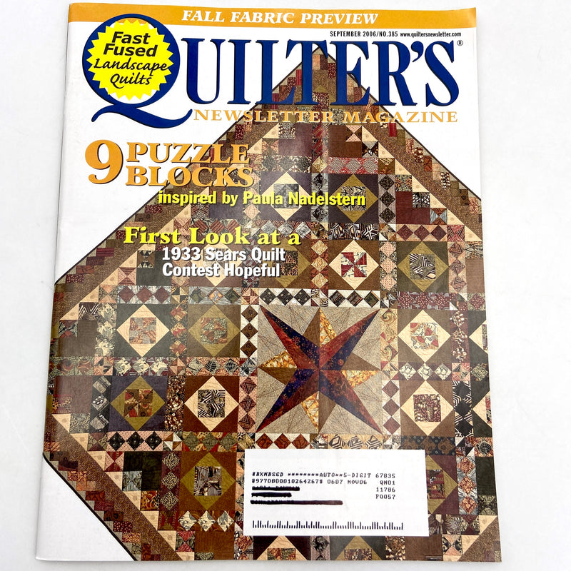 Quilter's Newsletter Magazine | Back Issues 300-399 | Choose Your Favorite