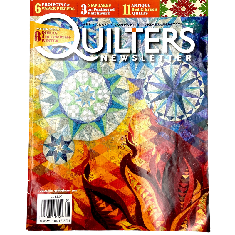 Quilter's Newsletter Magazine | Back Issues 400-499 | Choose Your Favorite