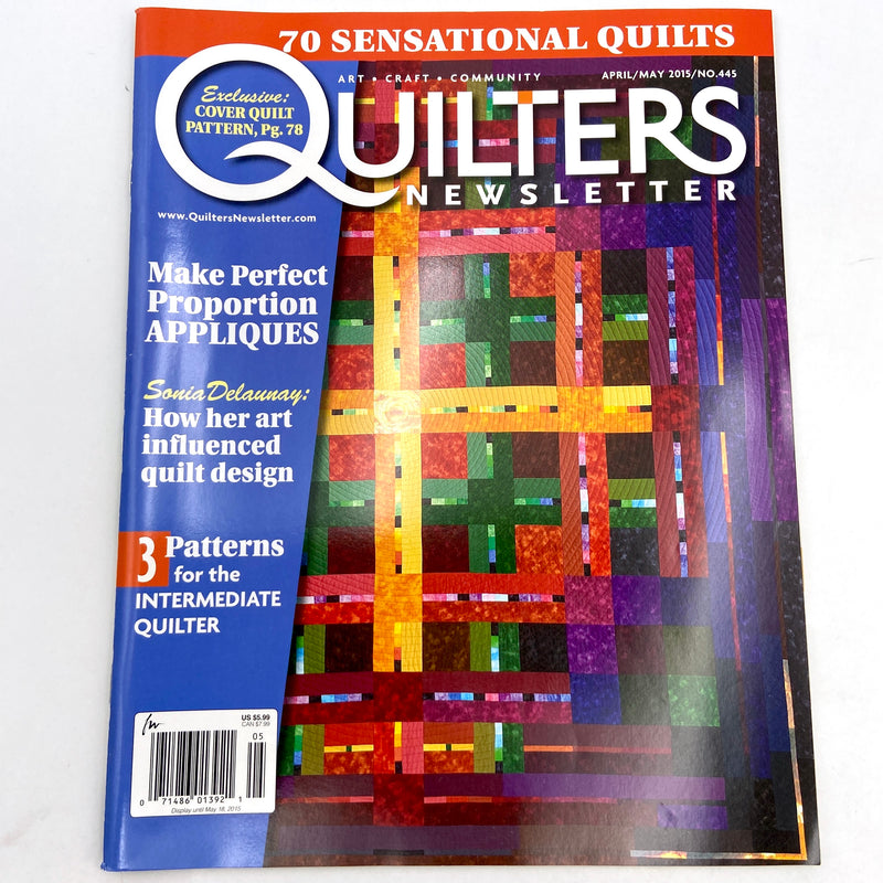 Quilter's Newsletter Magazine | Back Issues 400-499 | Choose Your Favorite