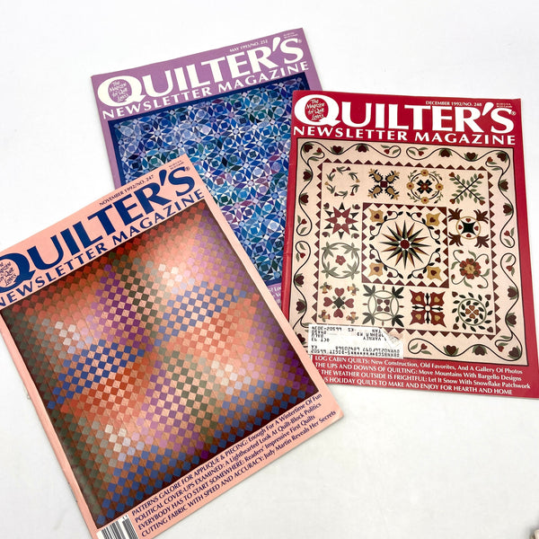 Quilter's Newsletter Magazine | Back Issues 200-299 | Choose Your Favorite