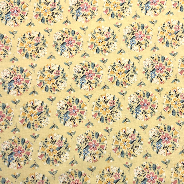 Bridal Bouquet Yellow | Songbird Serenade | Quilting Cotton