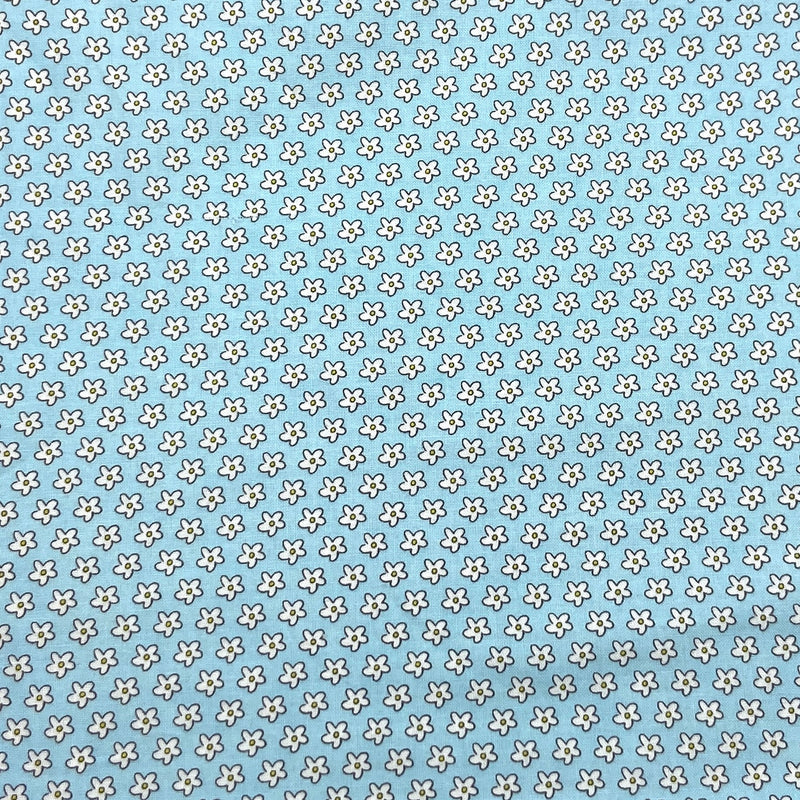 Daisy Baby Blue | Off To Dreamland | Quilting Cotton