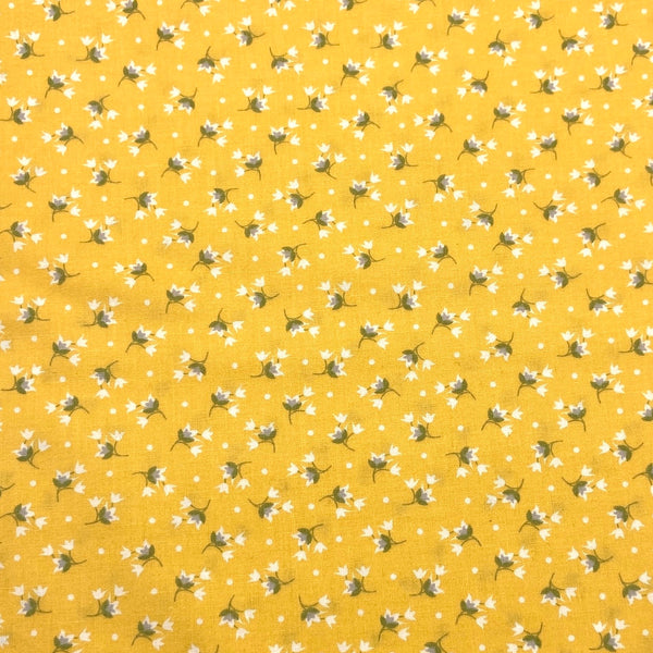 Posy Toss Butter | Buttercup Slate | Quilting Cotton