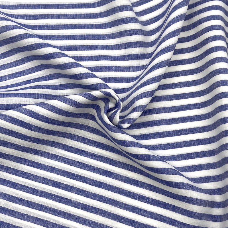 Royal Stripe | Limerick Yarn Dyed Linen