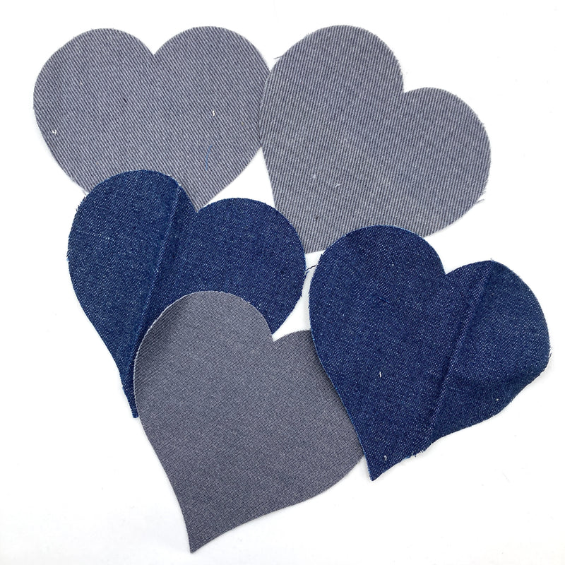 Patch Batch | Denim and Canvas Scraps for Mending | Choose Your Favorite