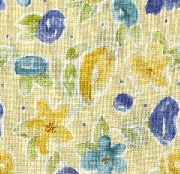 Spring Dreaming Yellow | Monthly Placemats | Quilting Cotton