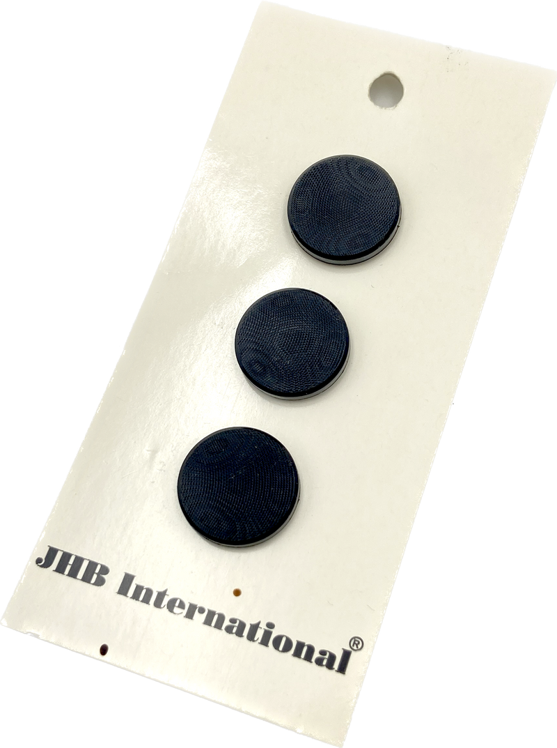 5/8" - 3/4" - 7/8" Black Illusion Buttons -|JHB International | Made in Italy