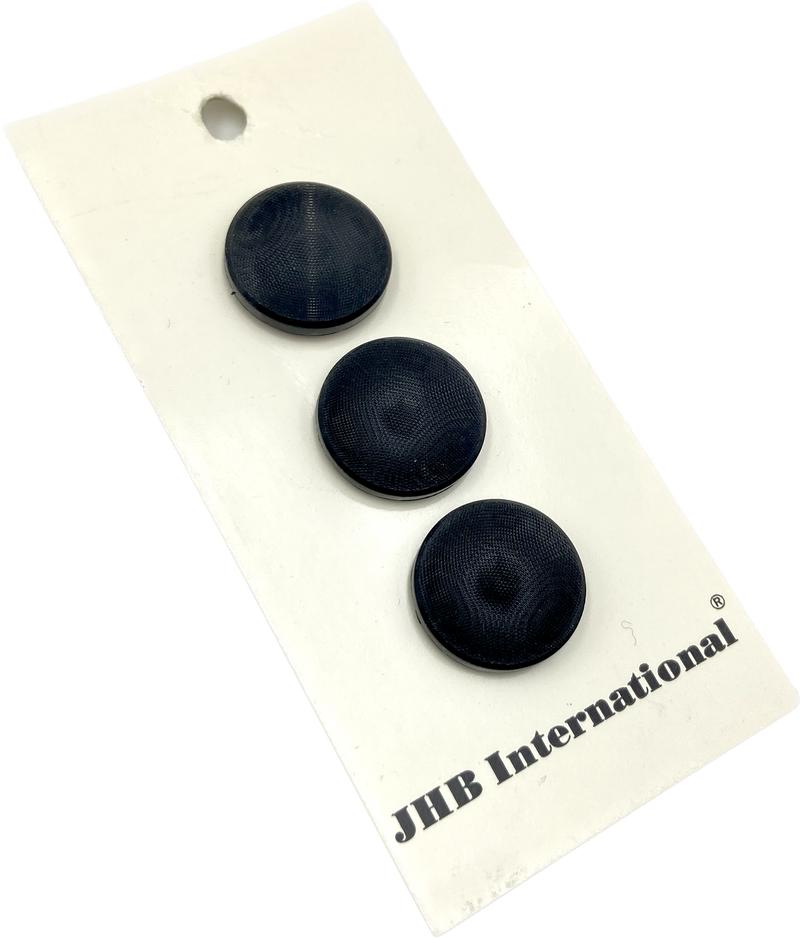 5/8" - 3/4" - 7/8" Black Illusion Buttons -|JHB International | Made in Italy