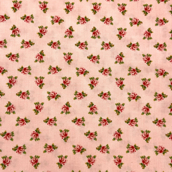 Delicate Roses Pink | Sweet Beginnings | Quilting Cotton