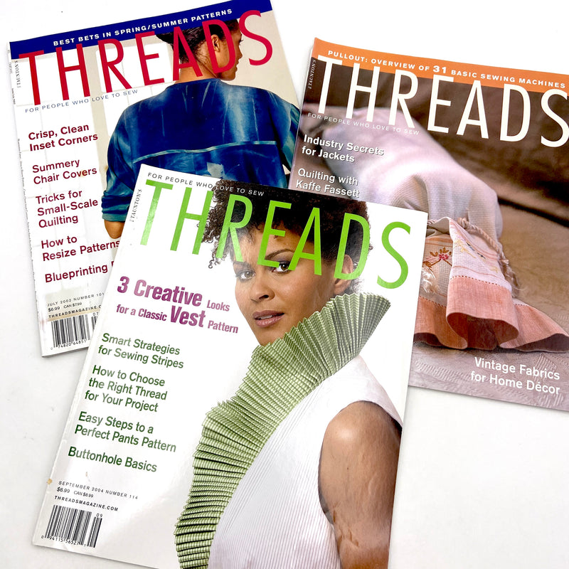 Threads Issues 100 - 220 | Magazine Back Issues | Choose Your Favorite