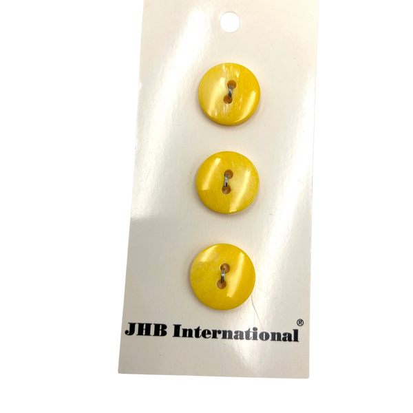 5/8" Sandra | JHB International Plastic Buttons | Set of 3