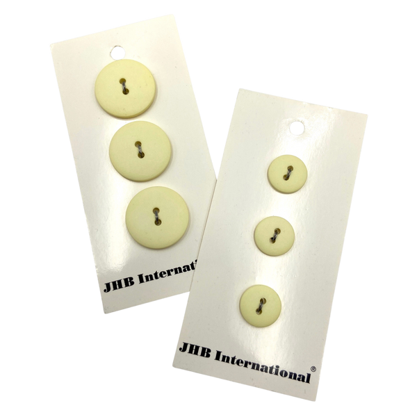 1/2" or 3/4" Emily | JHB International Plastic Buttons | Choose Your Size