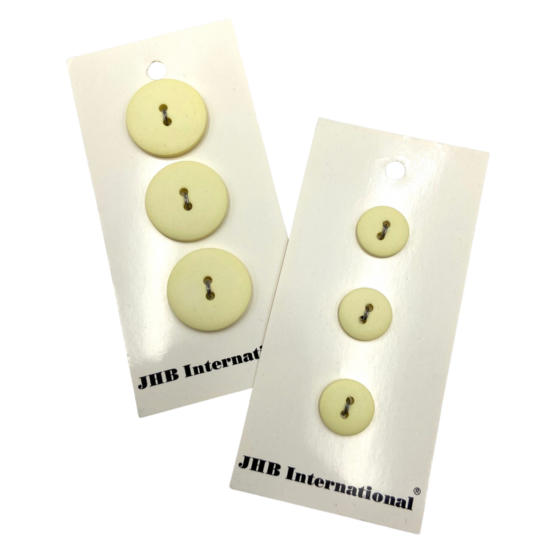 1/2" or 3/4" Emily | JHB International Plastic Buttons | Choose Your Size