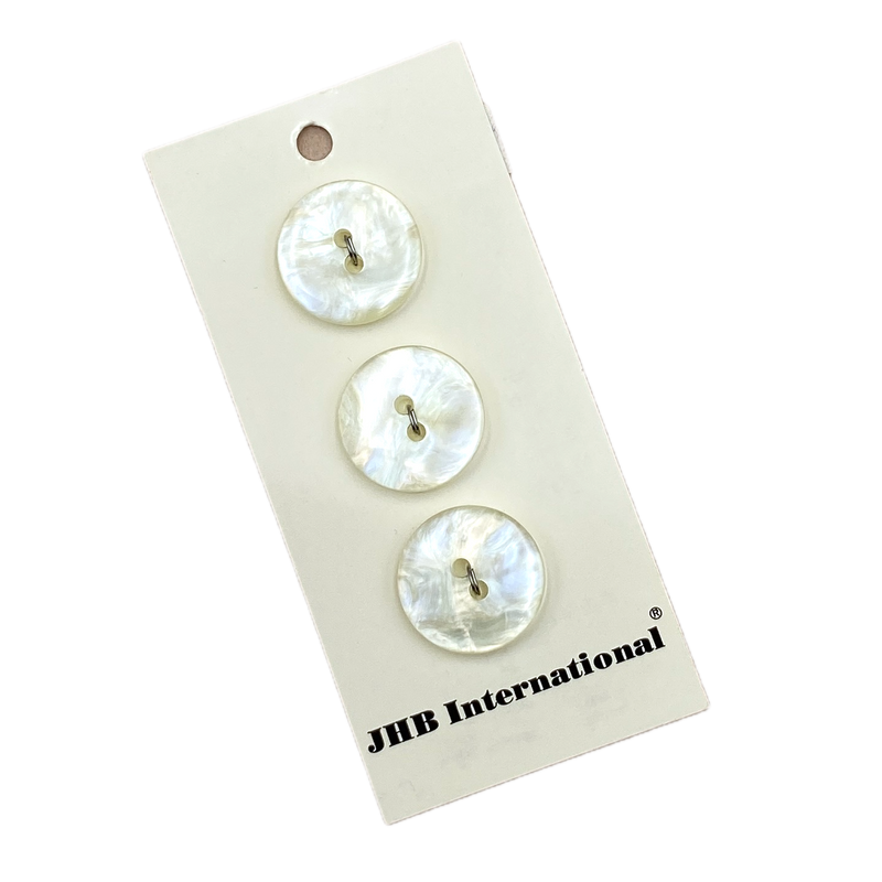 3/4" or 1" Julia | Plastic Buttons | Choose Your Size