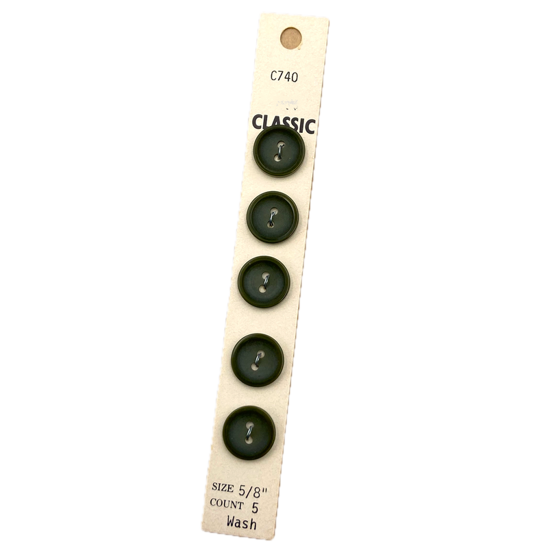 5/8" or 3/4" Joe | Plastic Buttons | Choose Your Size