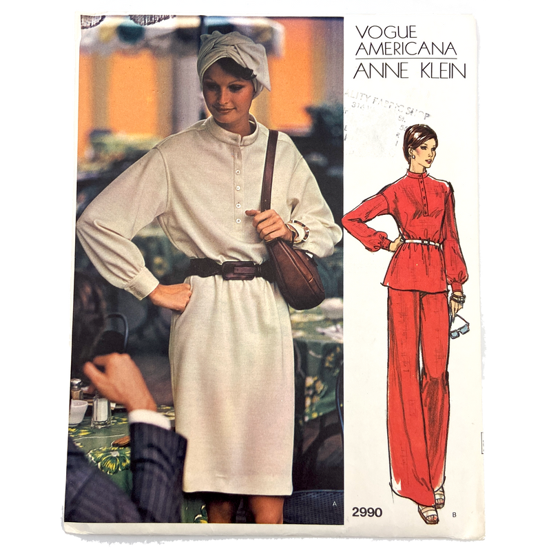 Vogue 2990 | Anne Klein | Adult Dress, Tunic and Pants | Size 12