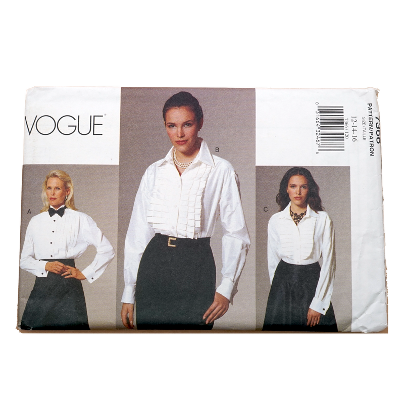 Vogue 7366 | Adult Shirt | Size 12-16