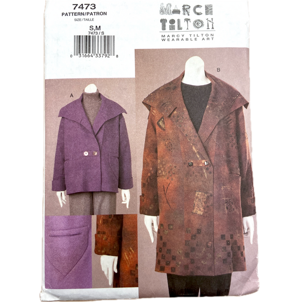 Vogue 7473 | Marcy Tilton | Adult Jacket | Size 8-14