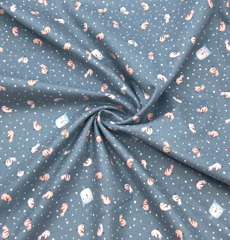 Birdies Breeze | Winter Days | Cotton Flannel