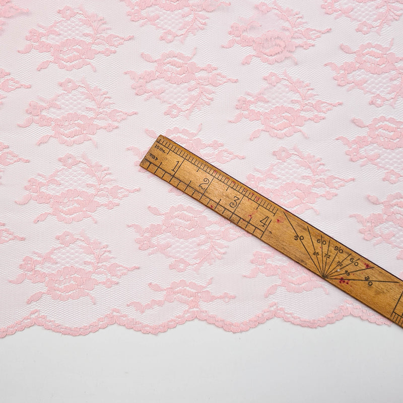 Precious Pink | Scalloped Lace