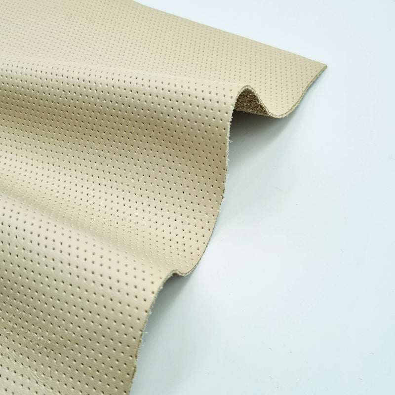 PERFORATED Light Tan Leather