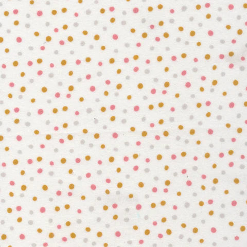 Confetti Pink Gold | Northerly | Organic Cotton Flannel