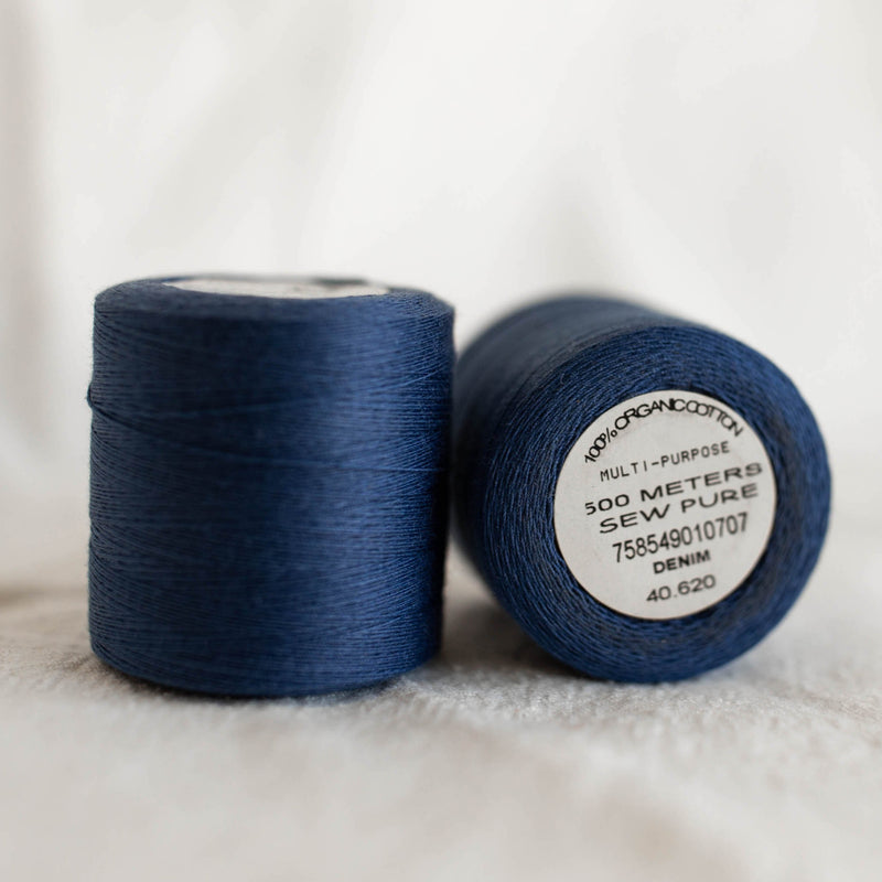 Sewpure Tex 40 | All Purpose Organic Cotton Thread | 20 Colors