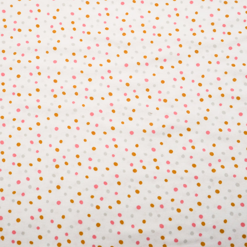 Confetti Pink Gold | Northerly | Organic Cotton Flannel