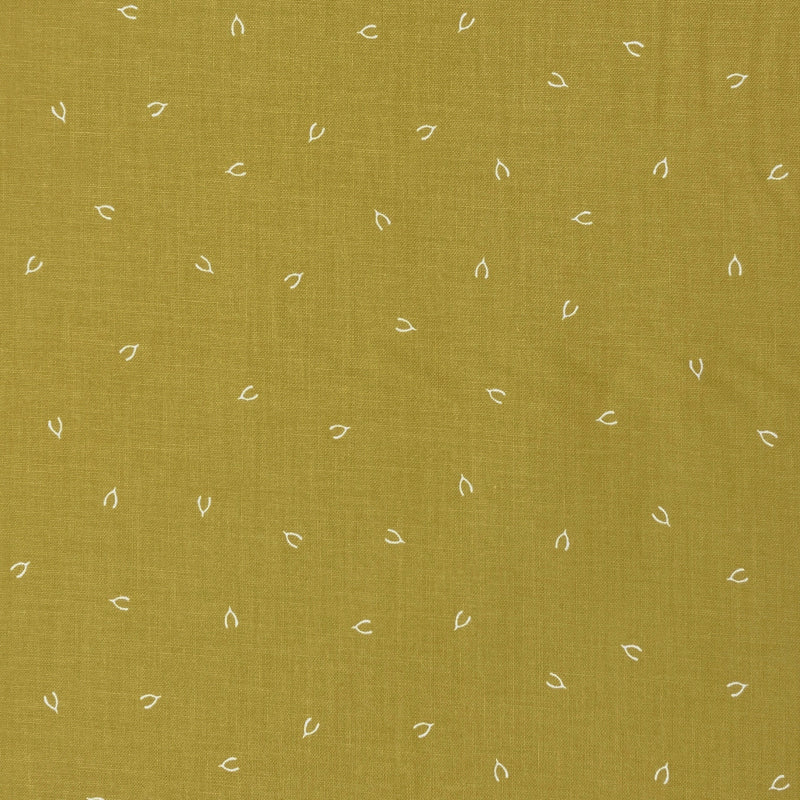 Wishbones, Mustard | Lucky Charms Basics | Quilting Cotton