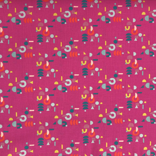 Puzzling, Berry | Adorn | Quilting Cotton