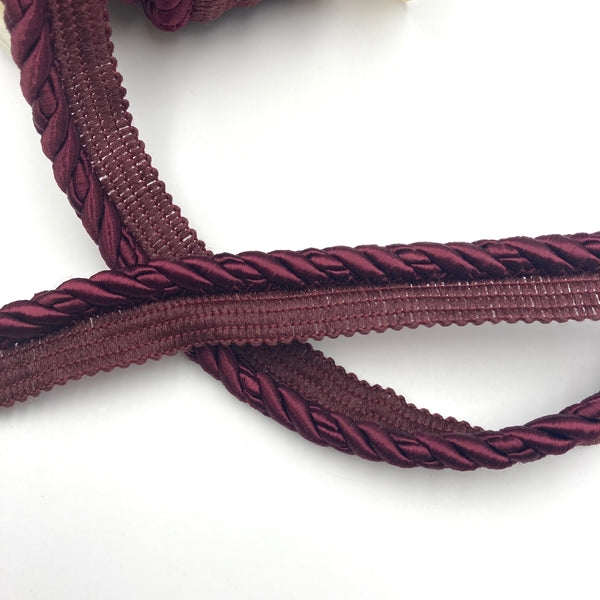 1" Burgundy Double Twist Insertion Cord