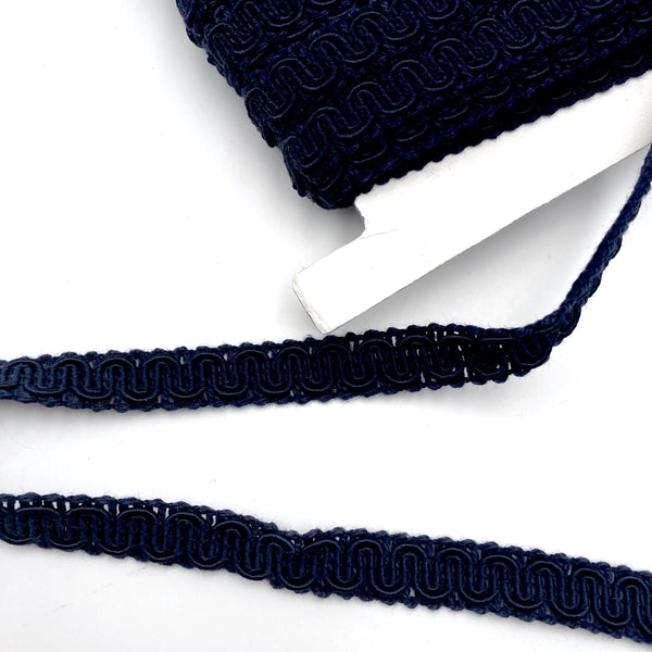 1/2" Dark Navy Gimp Trim