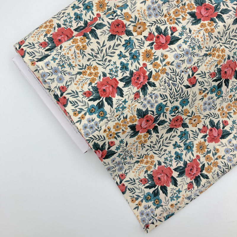 Rose Garden | Flora | Organic Quilting Cotton