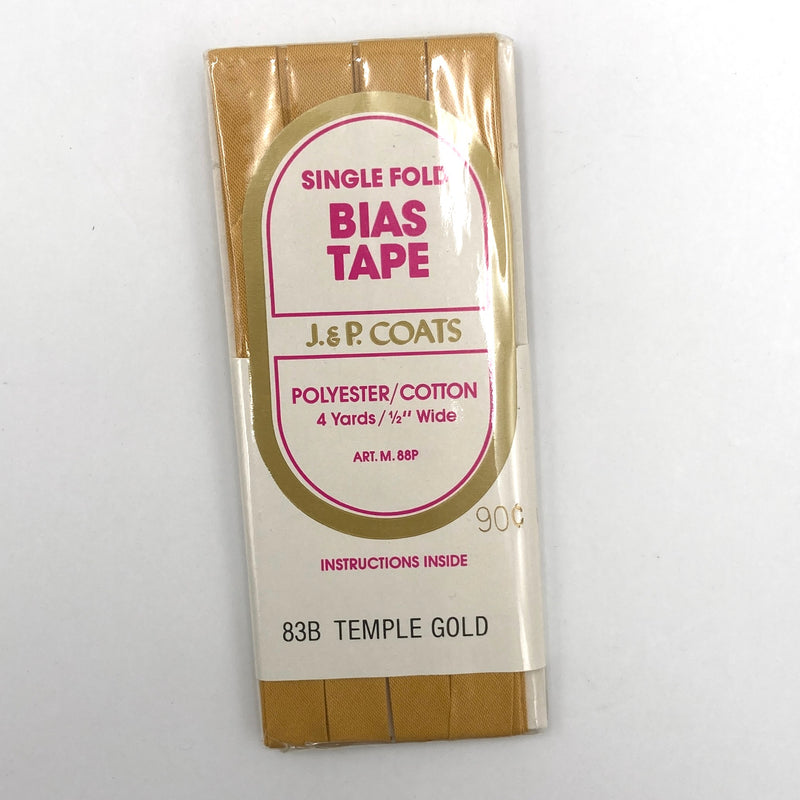 1/2" Single Fold Bias Tape | Choose Your Color