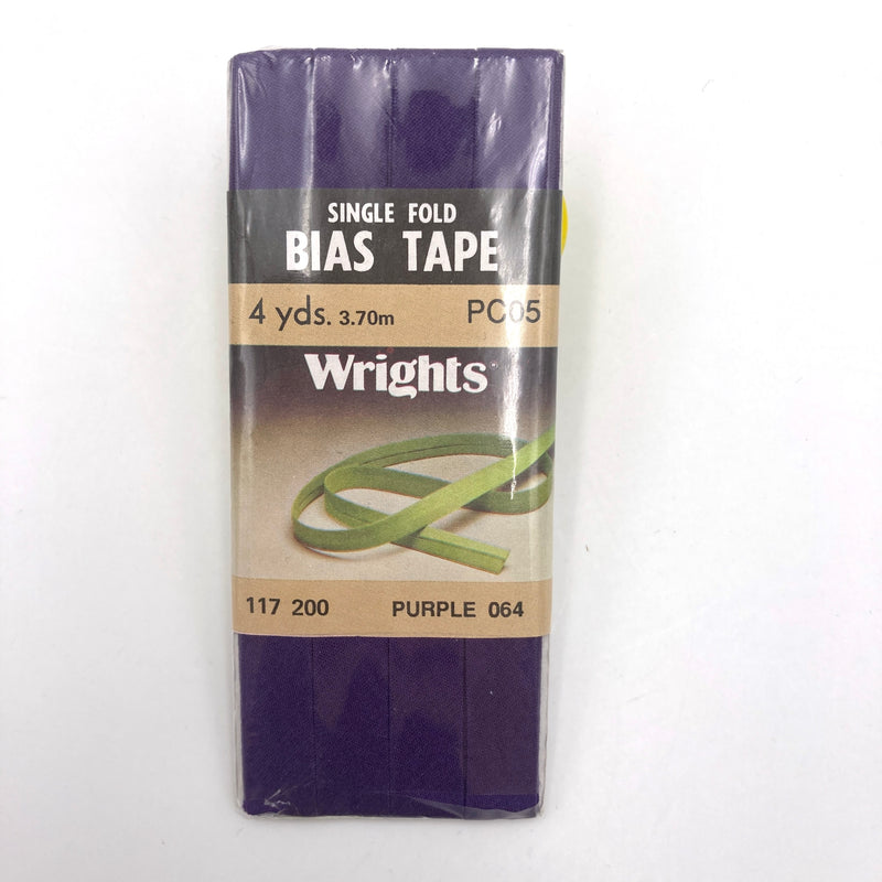 1/2" Single Fold Bias Tape | Choose Your Color