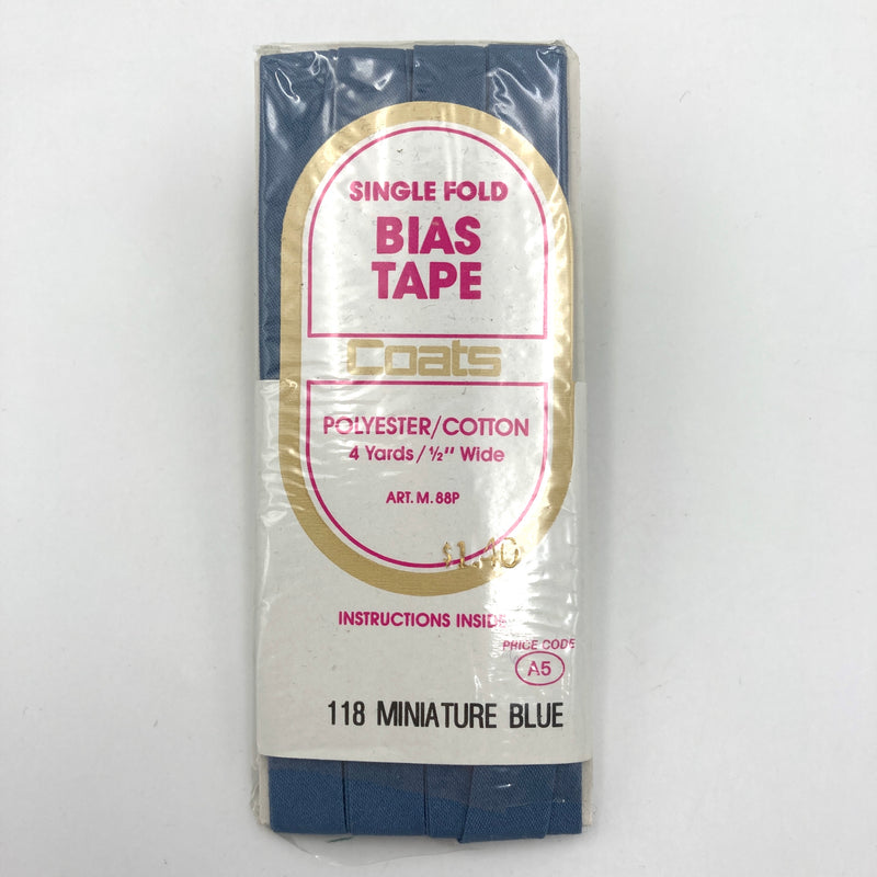 1/2" Single Fold Bias Tape | Choose Your Color