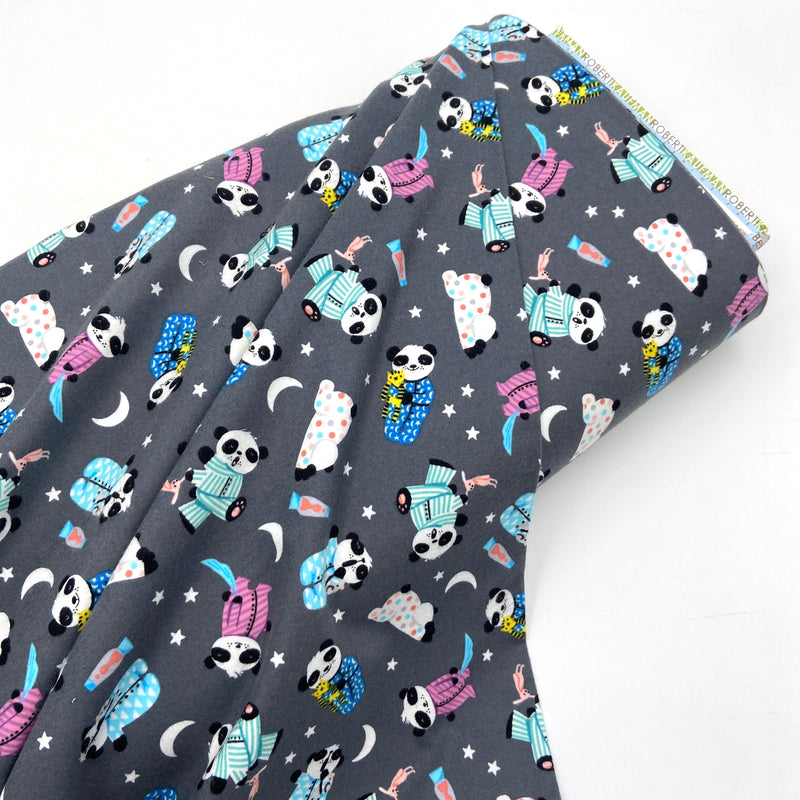 Pandas | Hello Sleepy | Cotton Flannel