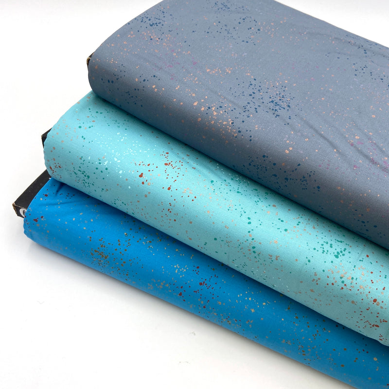 Turquoise | Speckled | Quilting Cotton