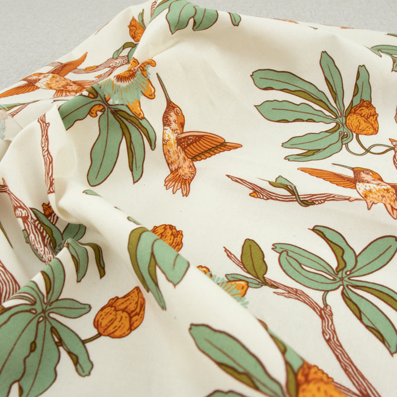 Passion, Cream | The Wild Coast | Organic Quilting Cotton