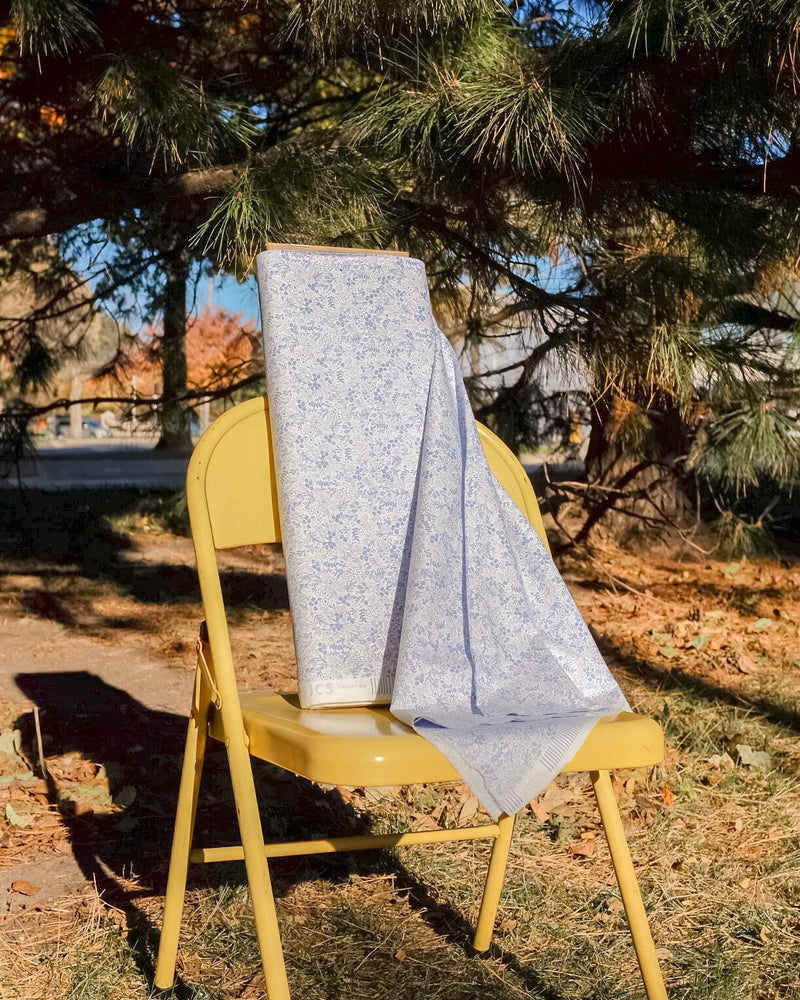 Tapestry Lace, Periwinkle | Rifle Paper Co. Basics | Quilting Cotton